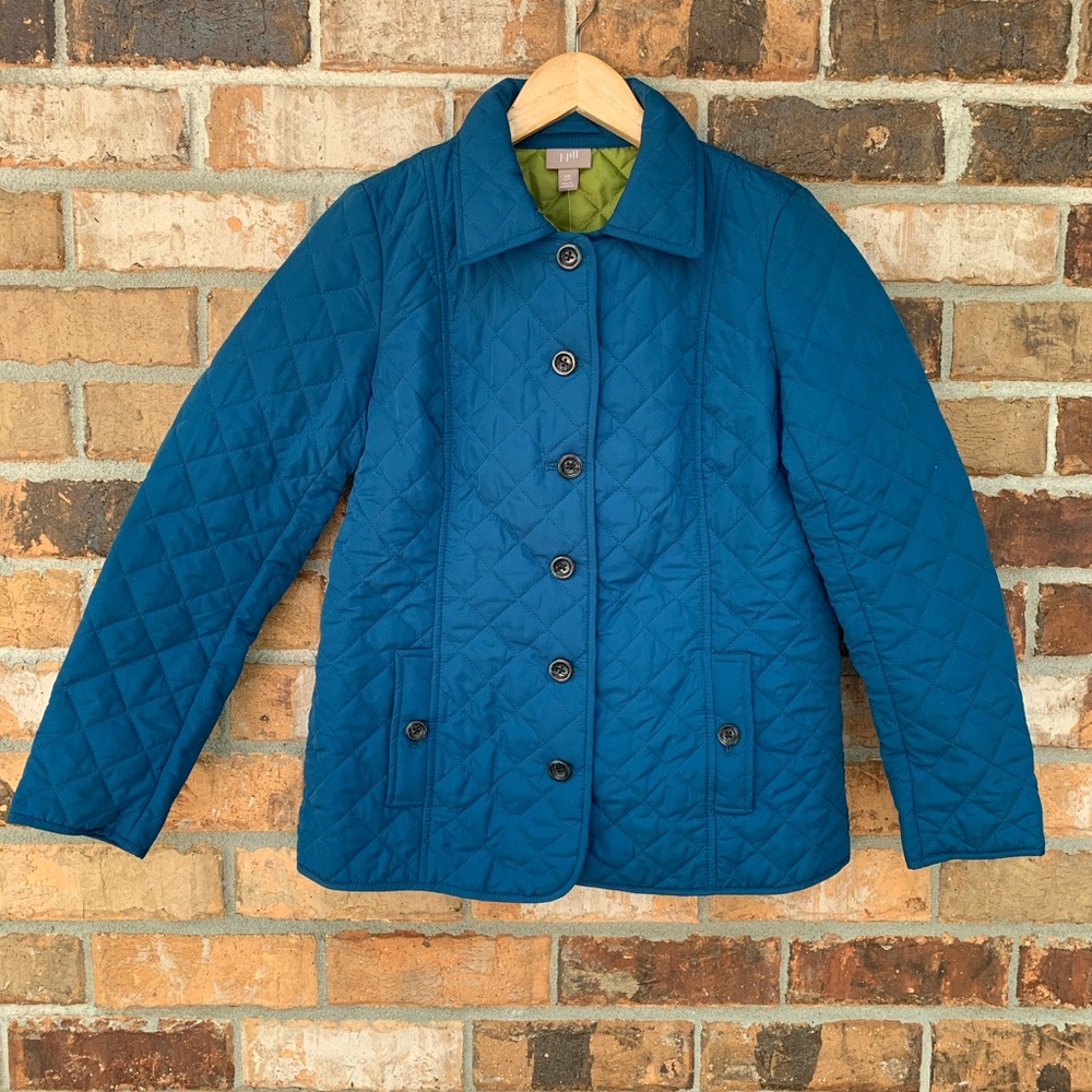 J. Jill Petite Lightweight Down Puffer Jacket